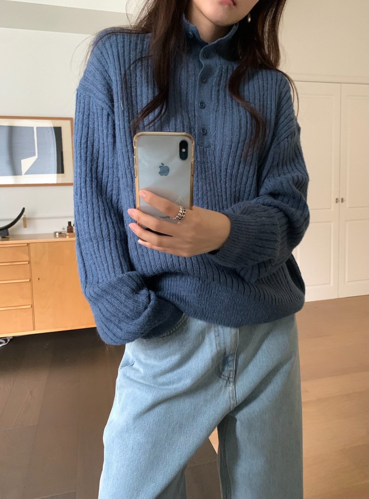 deondo alpaca rib knit-3col