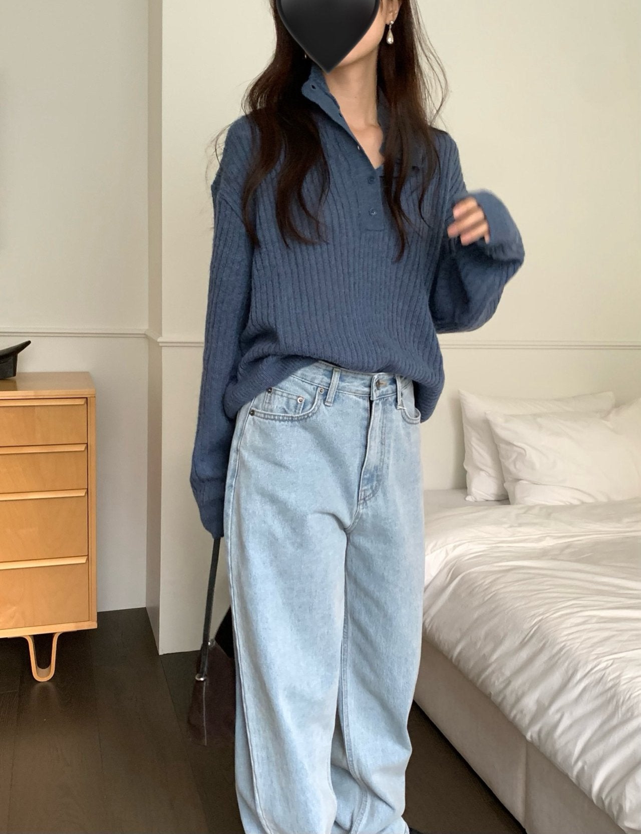 deondo alpaca rib knit-3col