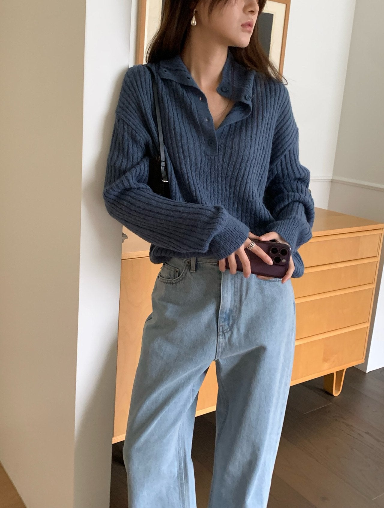 deondo alpaca rib knit-3col