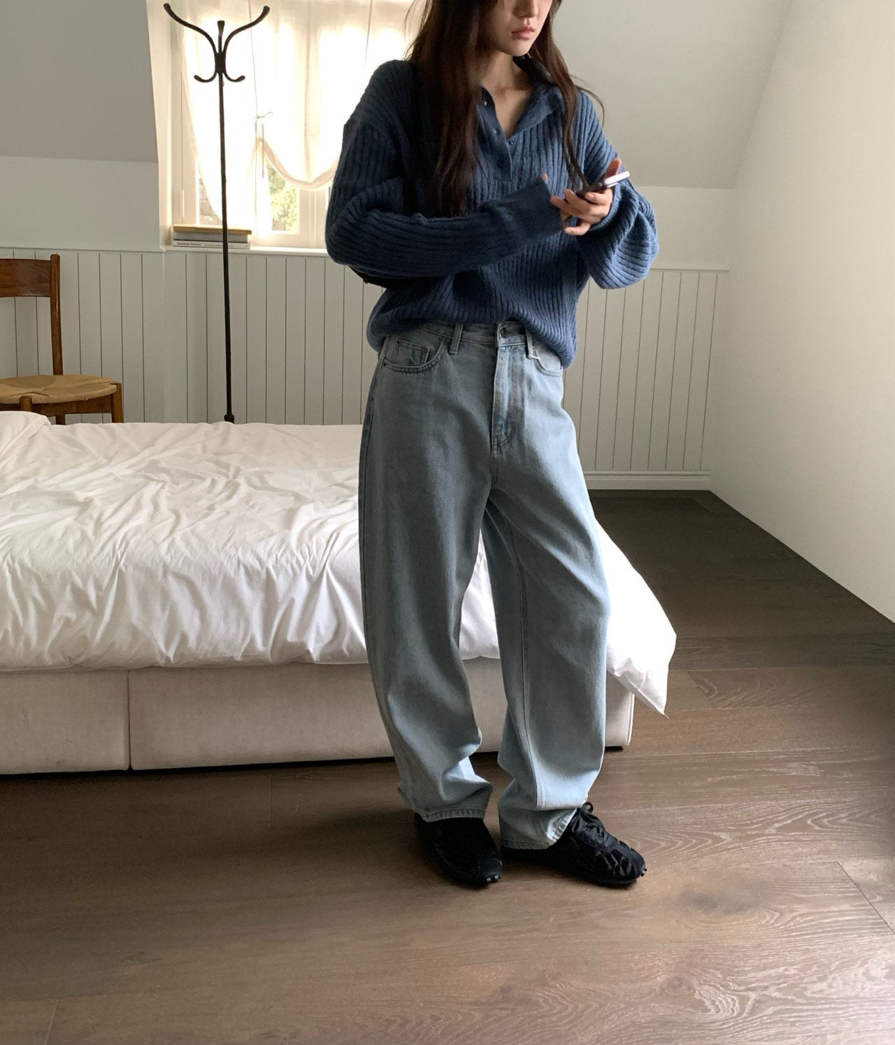 deondo alpaca rib knit-3col