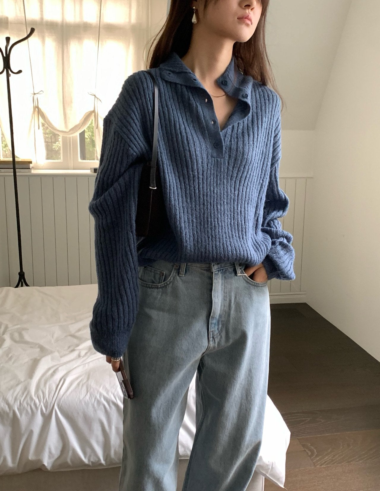 deondo alpaca rib knit-3col