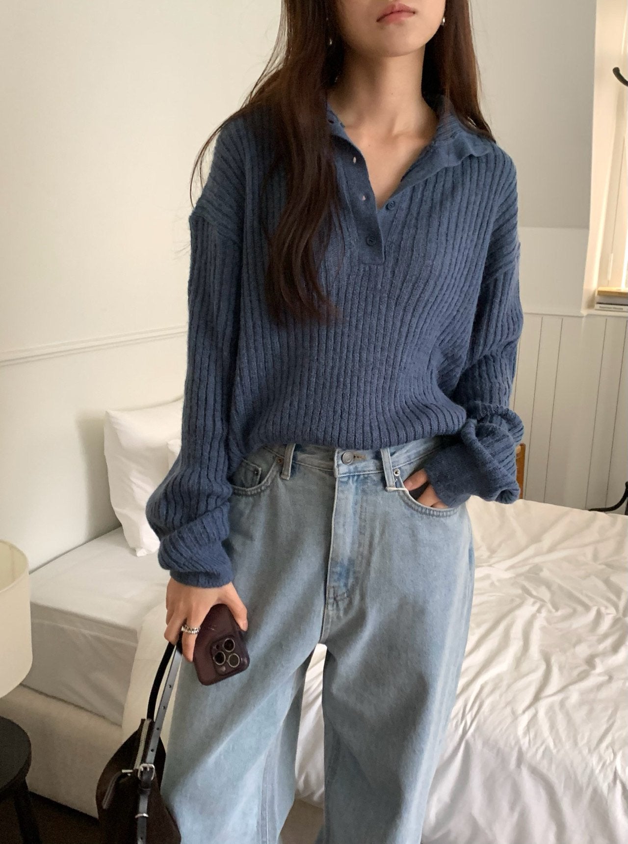 deondo alpaca rib knit-3col