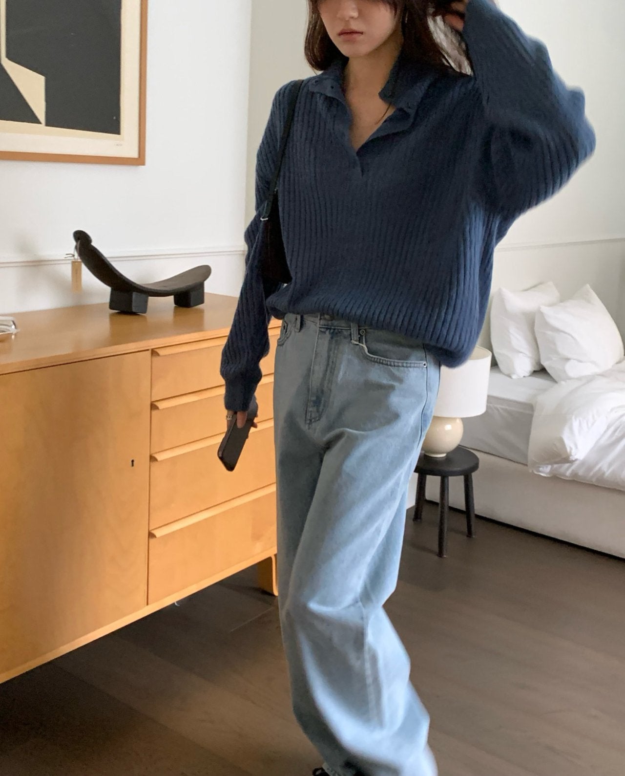 deondo alpaca rib knit-3col