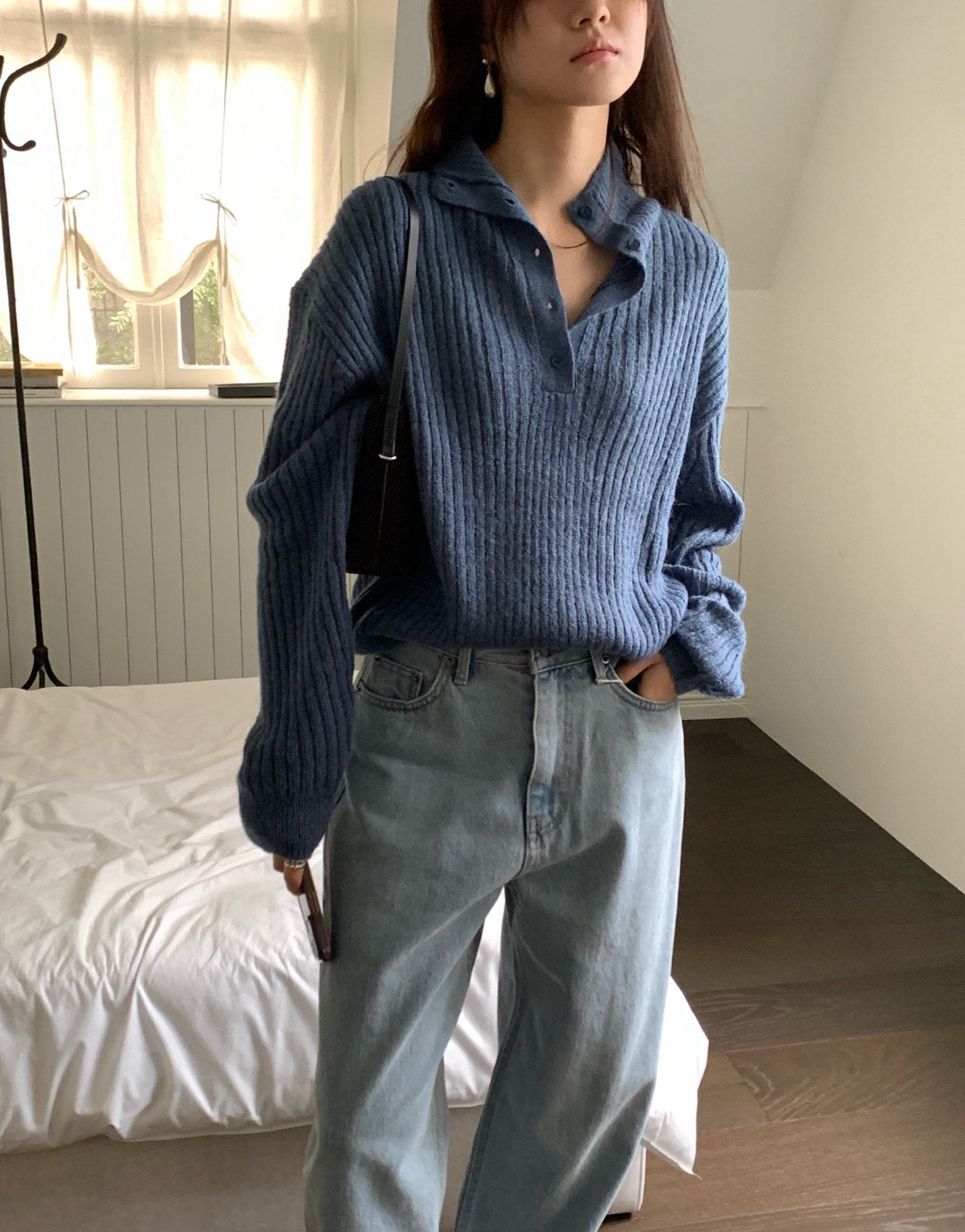 deondo alpaca rib knit-3col