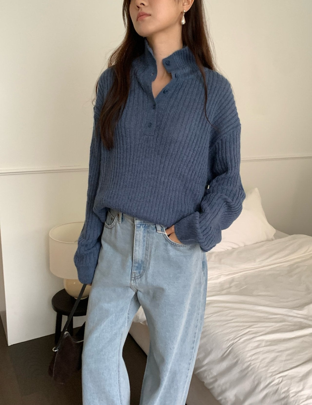 deondo alpaca rib knit-3col