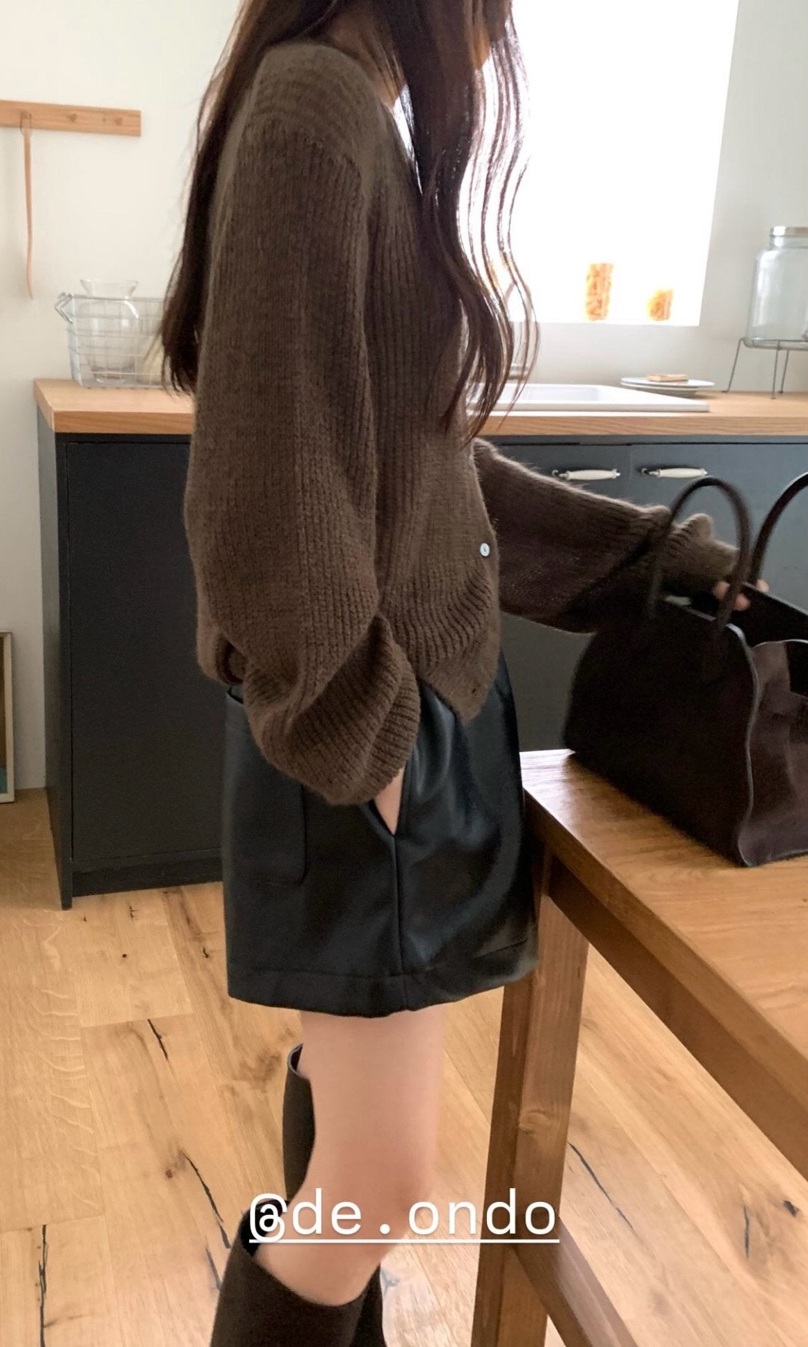 Mohair hachi cardigan-4col