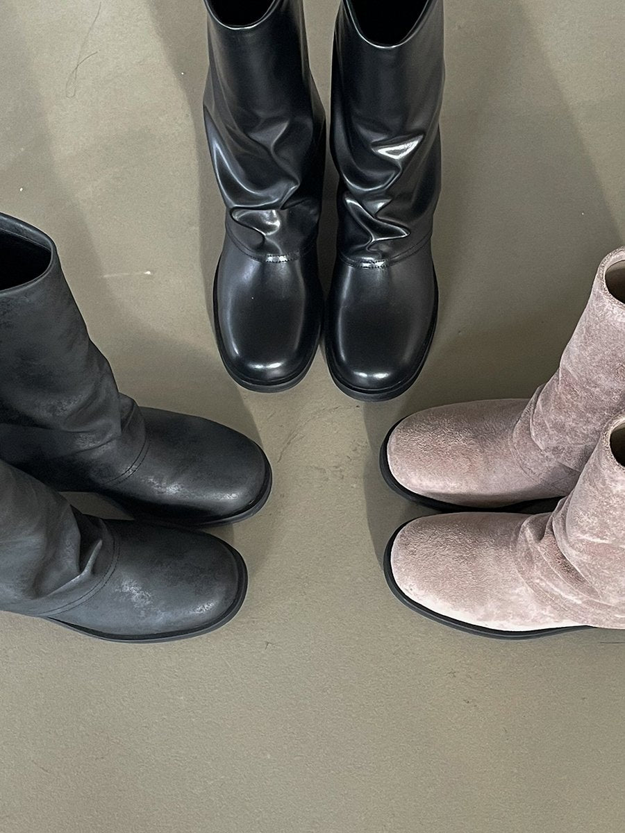 Natural folding boots