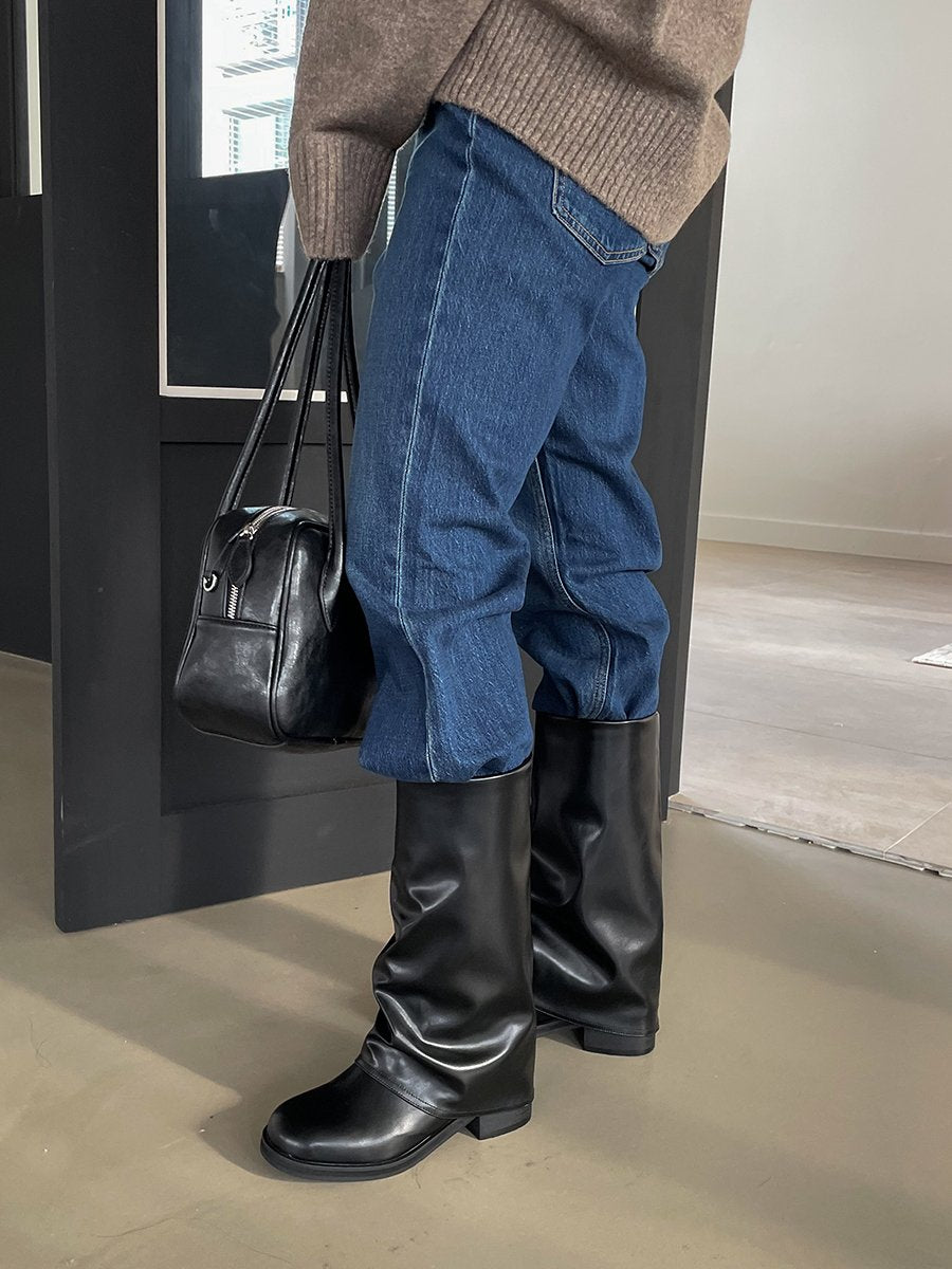 Natural folding boots