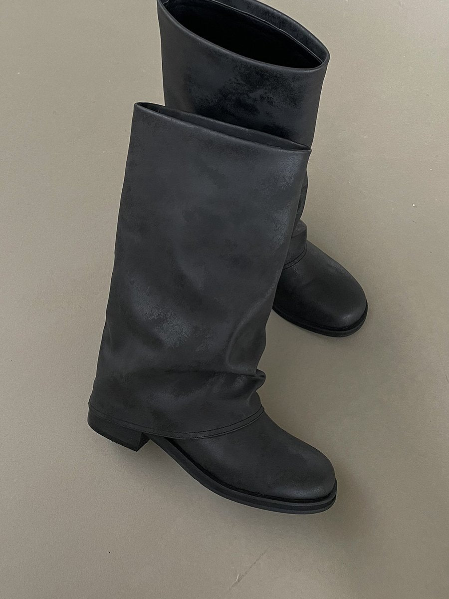 Natural folding boots