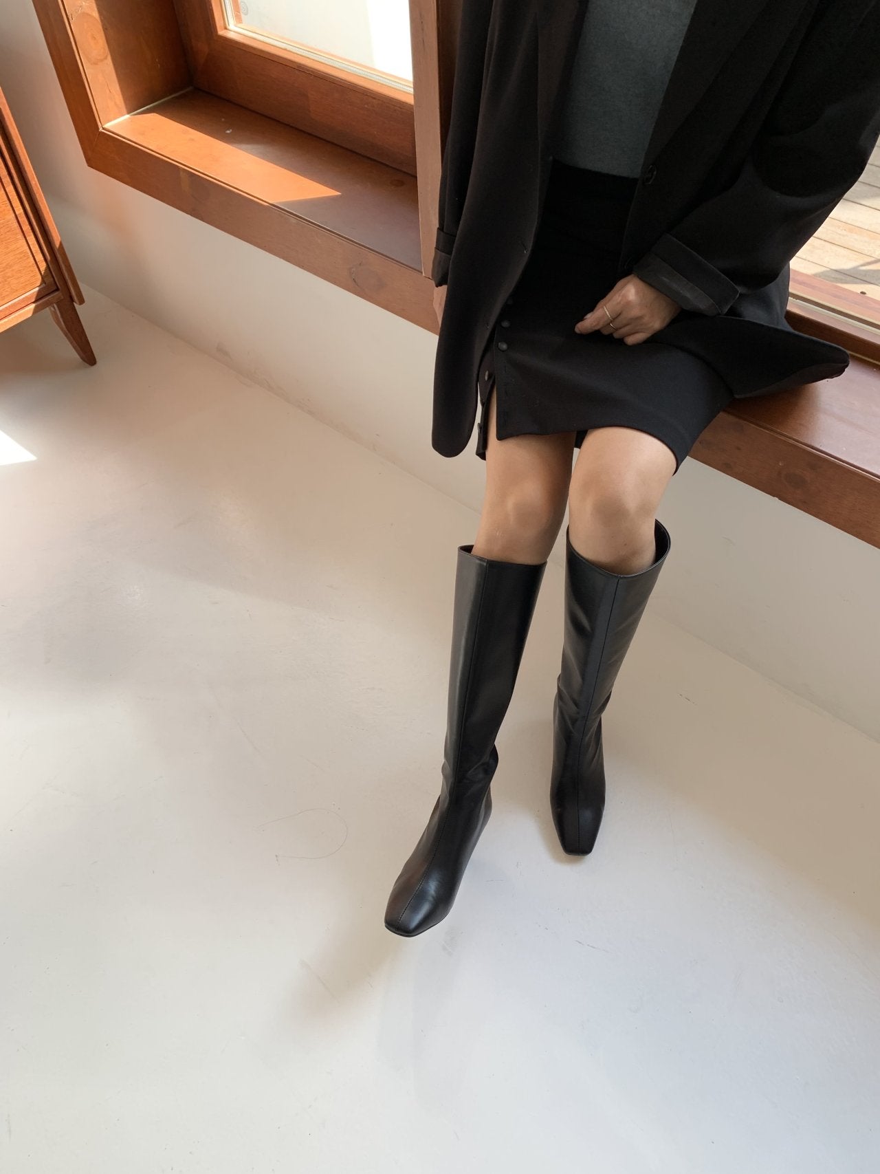 Basic Simple 7 cm Long Boots