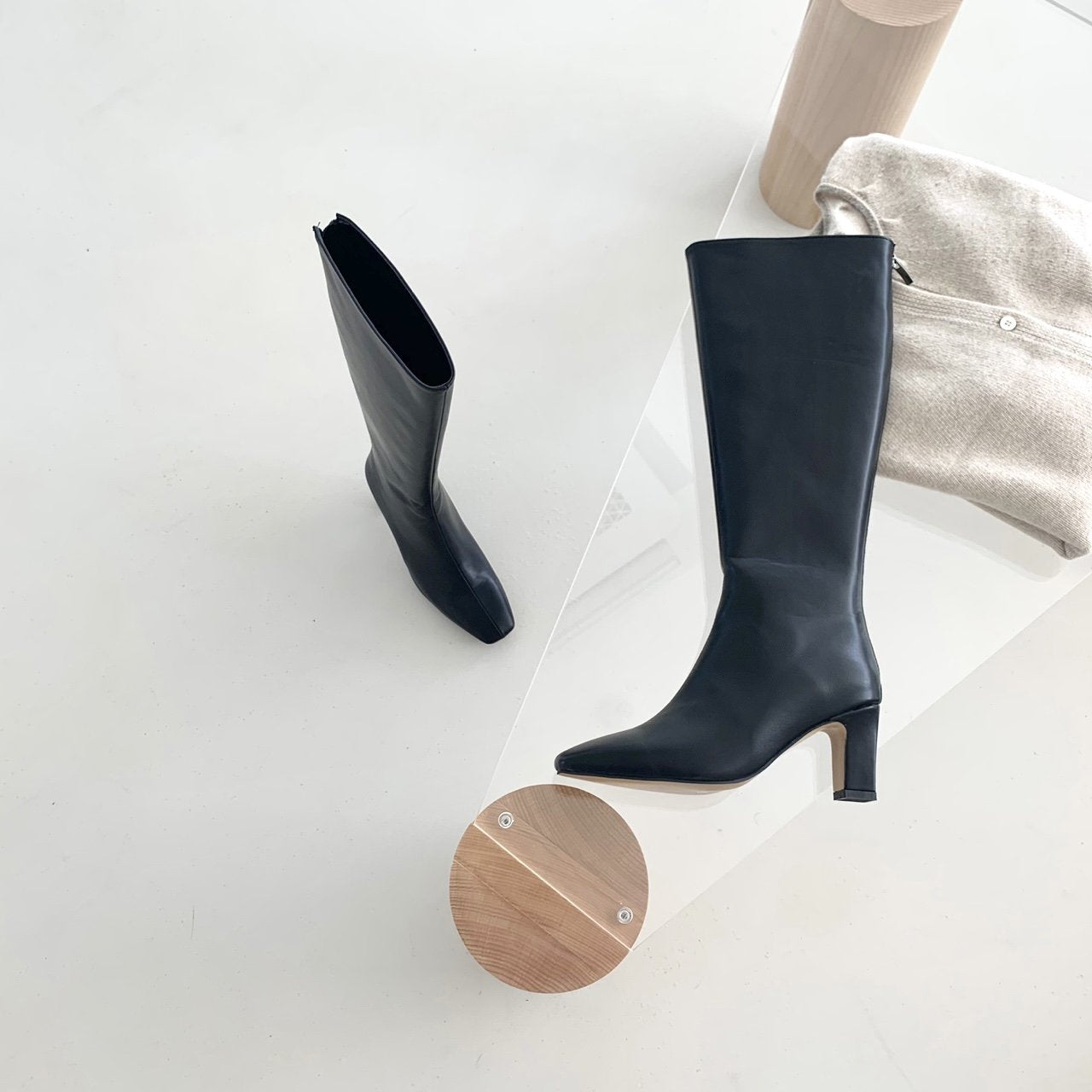 Basic Simple 7 cm Long Boots