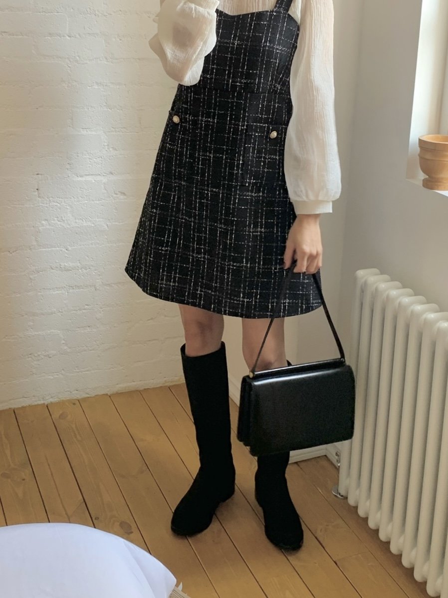 Suede Simple 2cm Long Boots