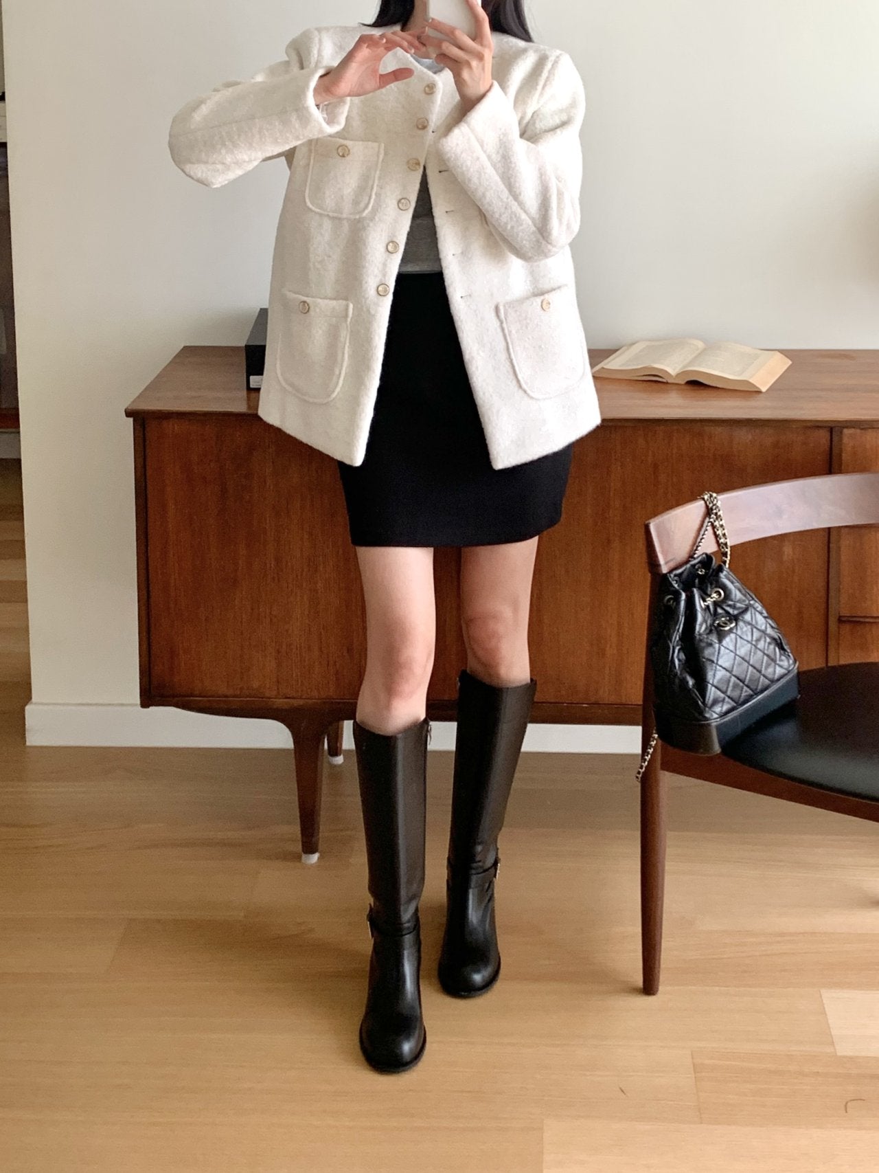 Belt 4 cm Long Boots