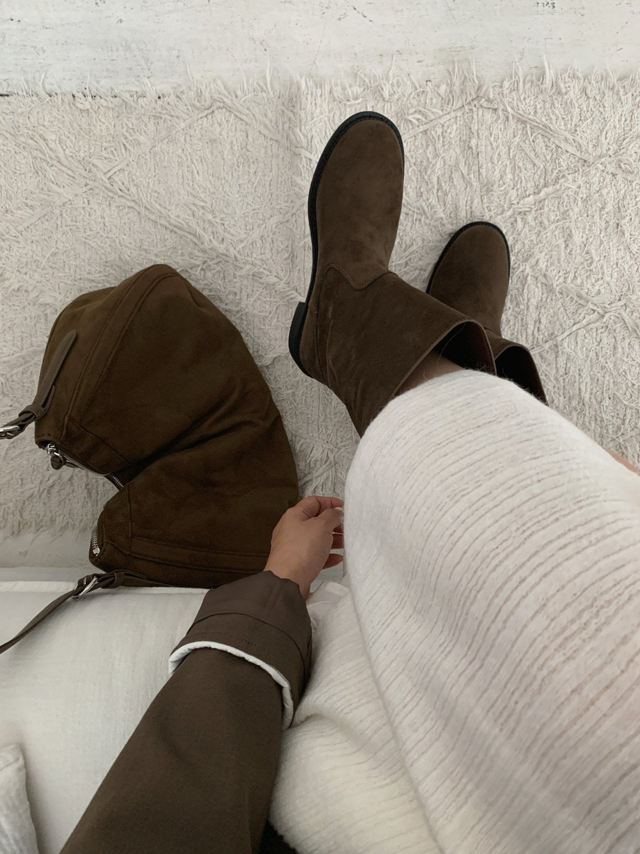 Vintage Buckle Half Boots