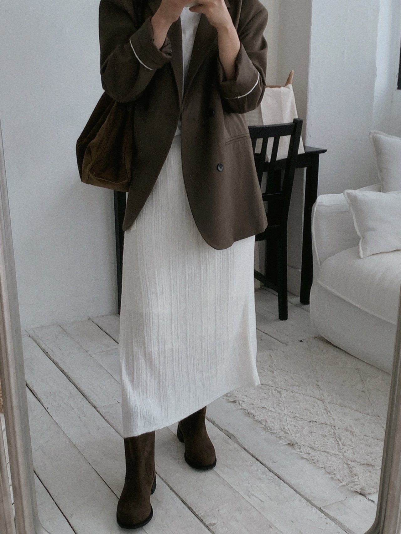 Vintage Buckle Half Boots