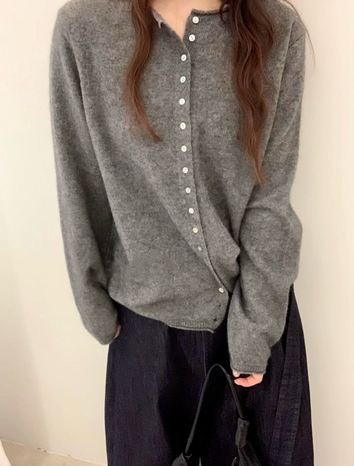 cash button cardigan-4col