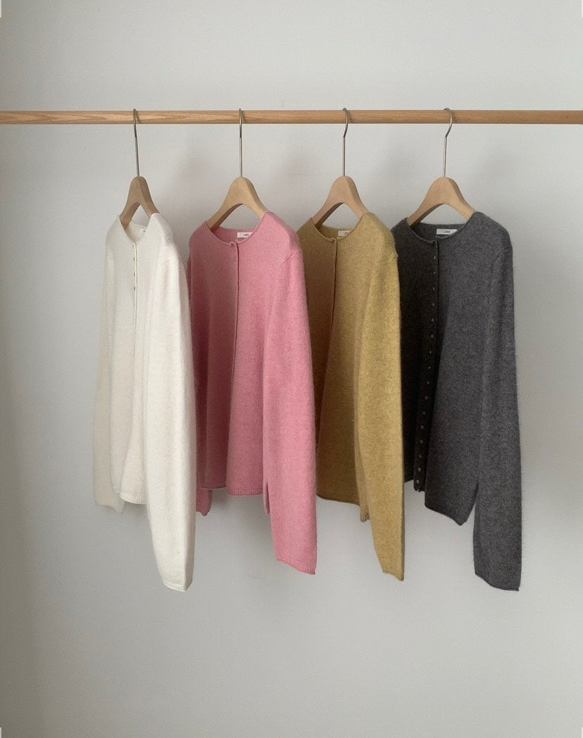 cash button cardigan-4col