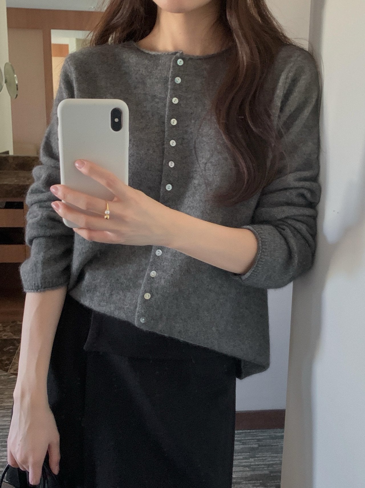 cash button cardigan-4col