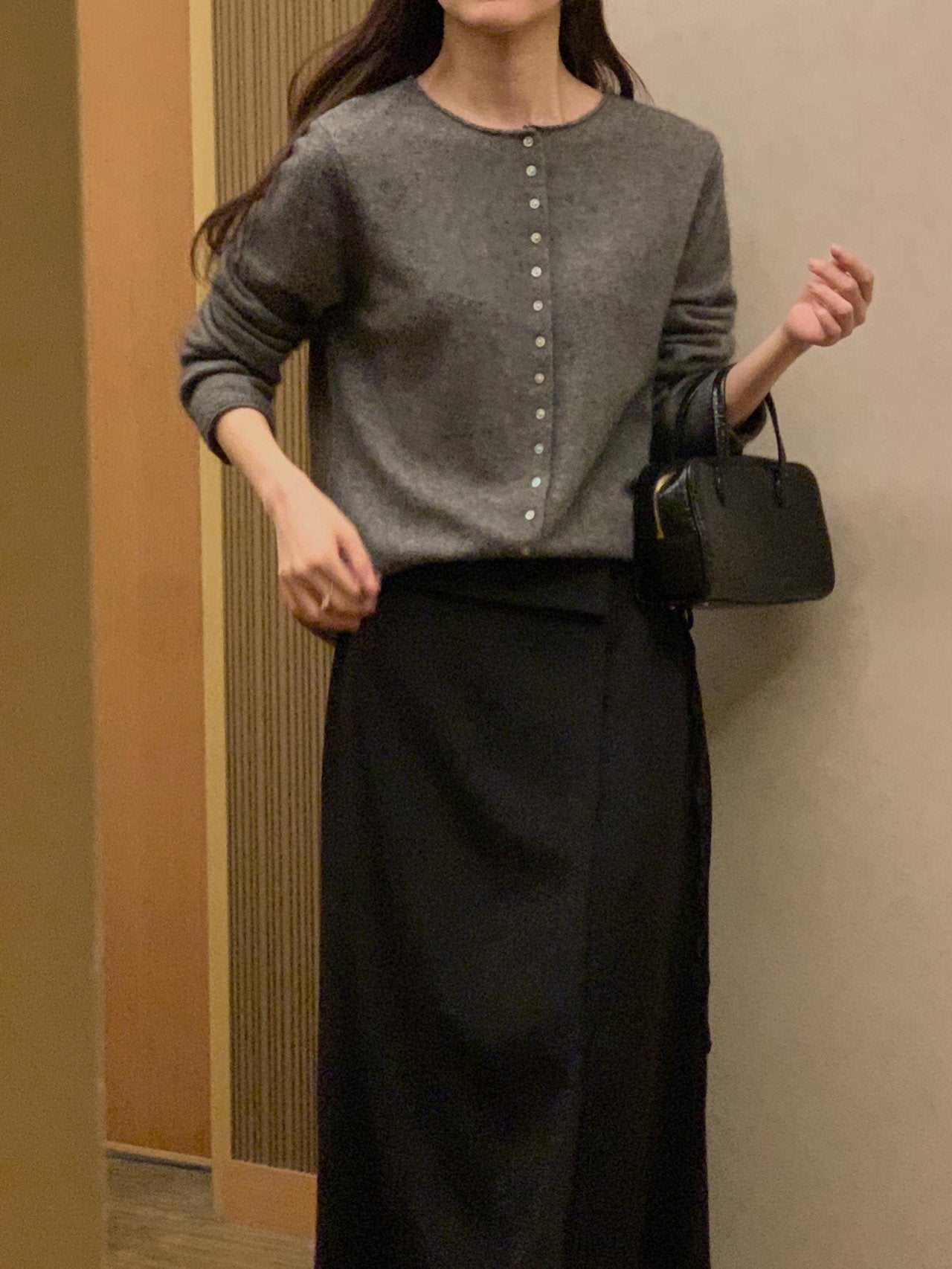 cash button cardigan-4col