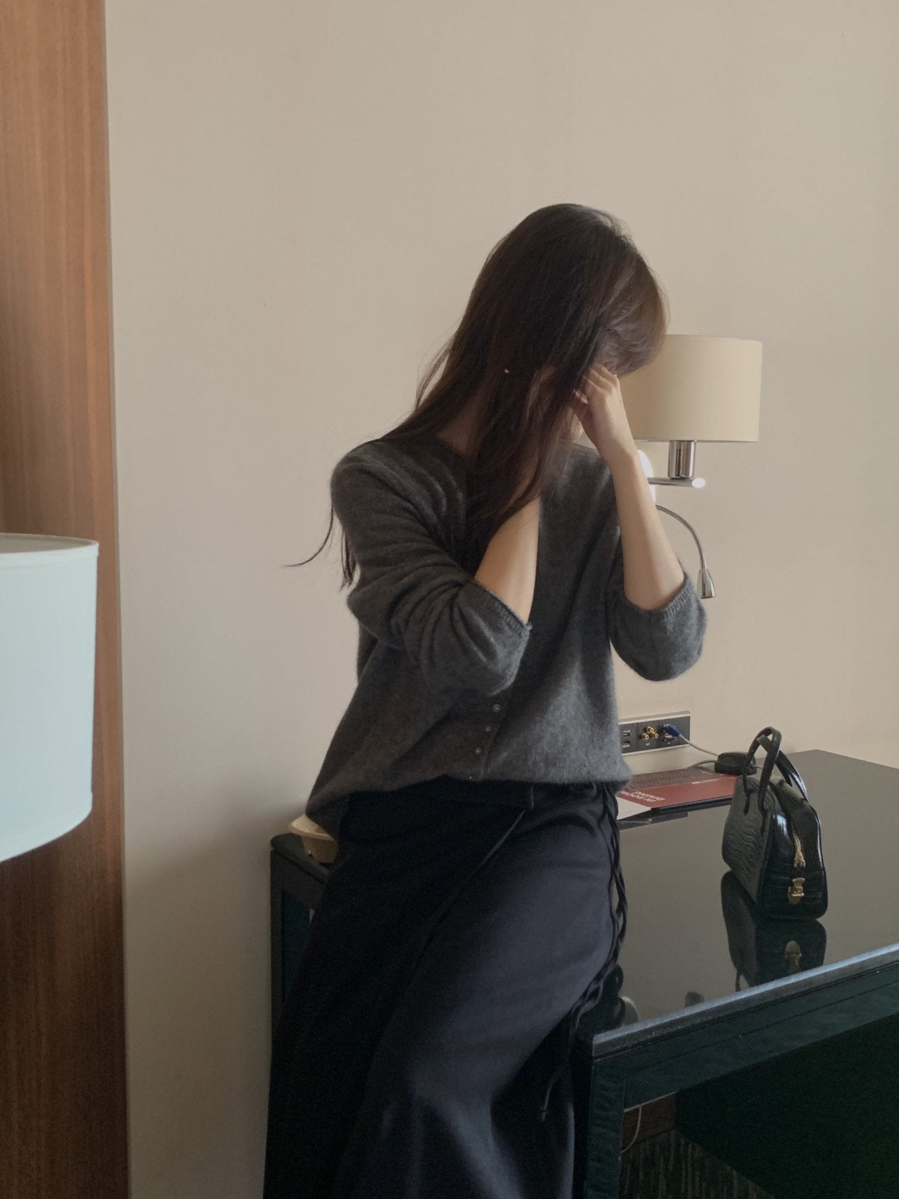 cash button cardigan-4col