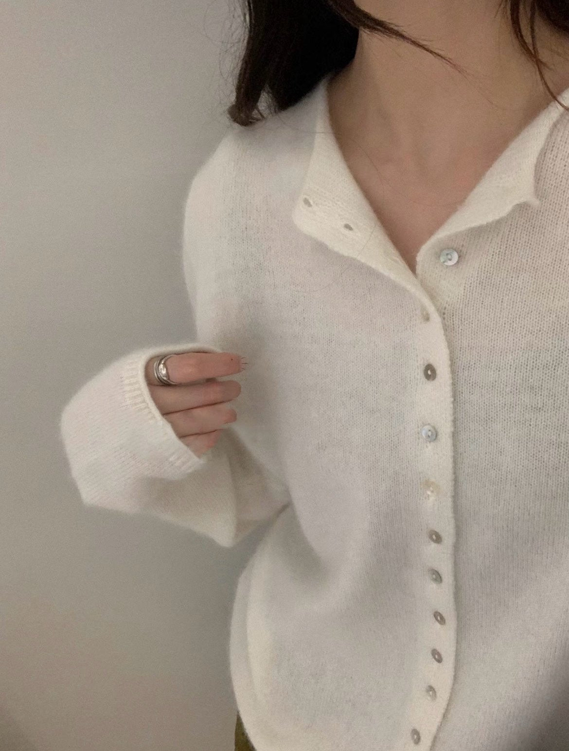 cash button cardigan-4col