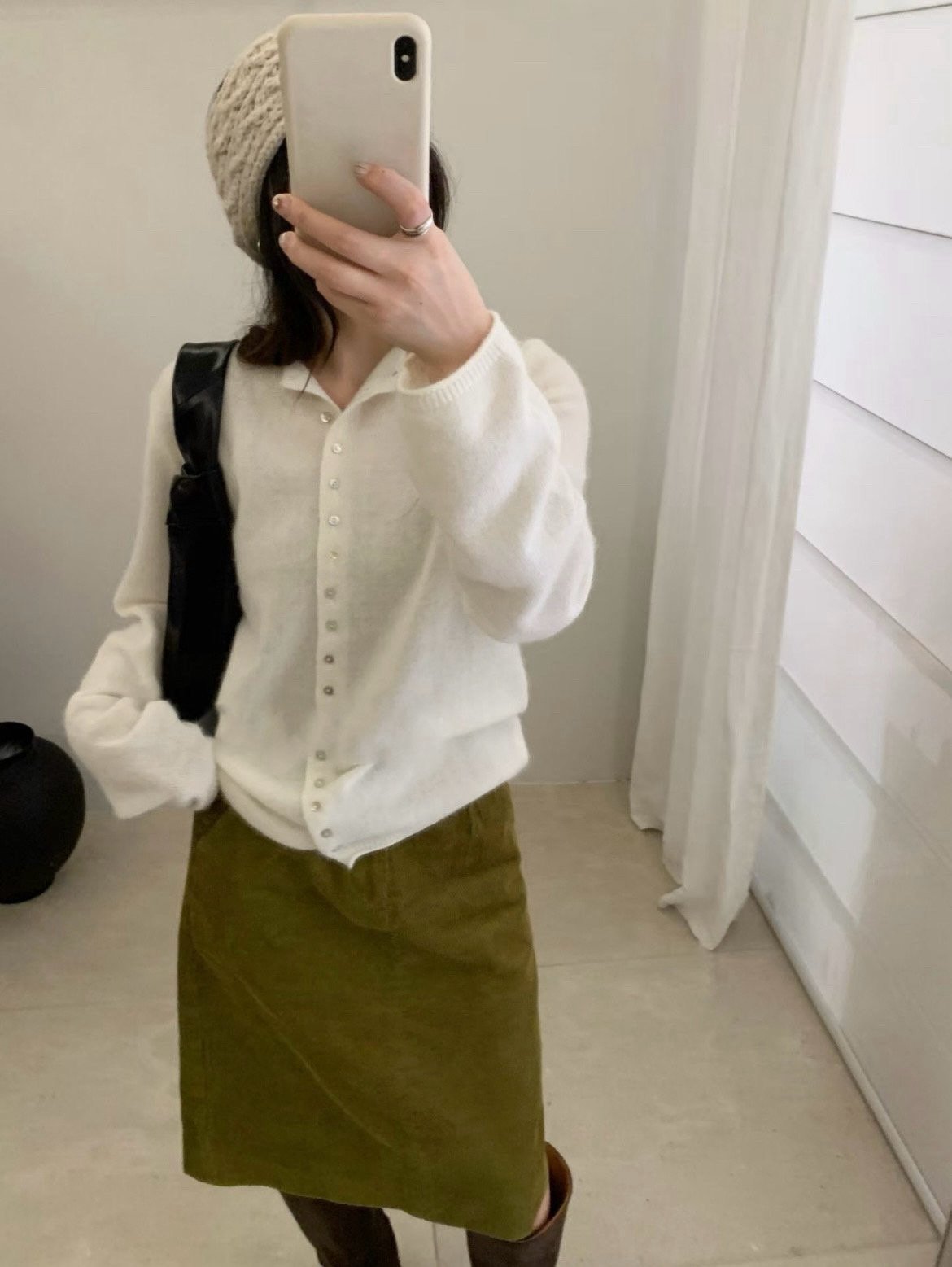 cash button cardigan-4col