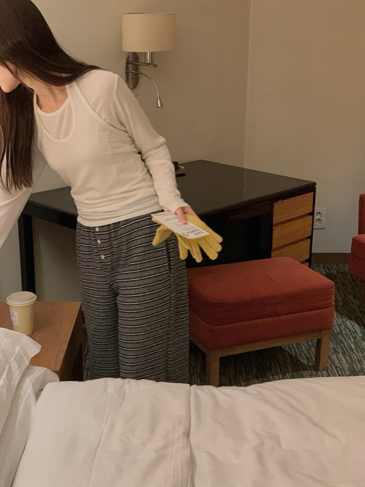 Bay s.t hood zip-up&pants-2col