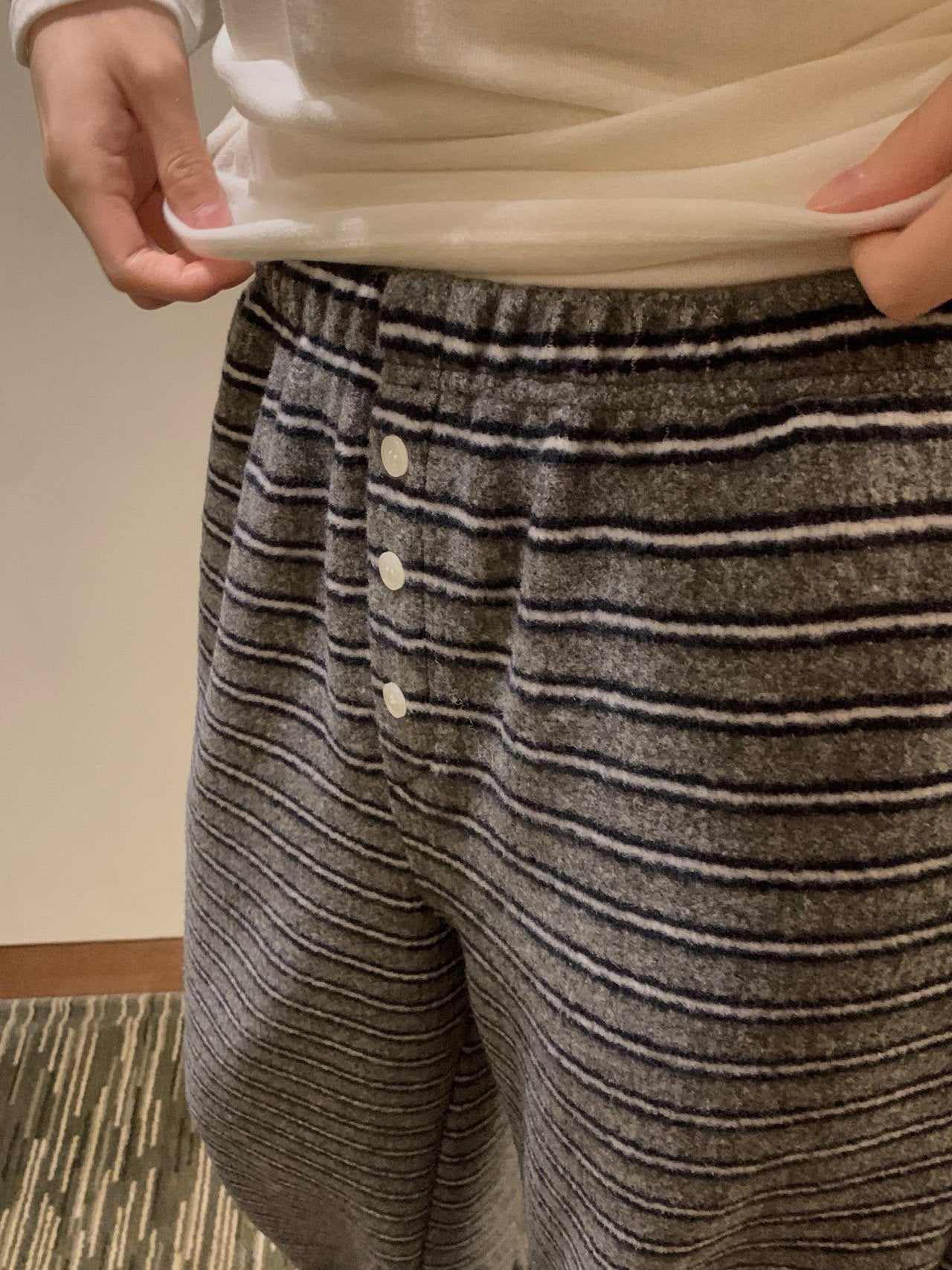 Bay s.t hood zip-up&pants-2col