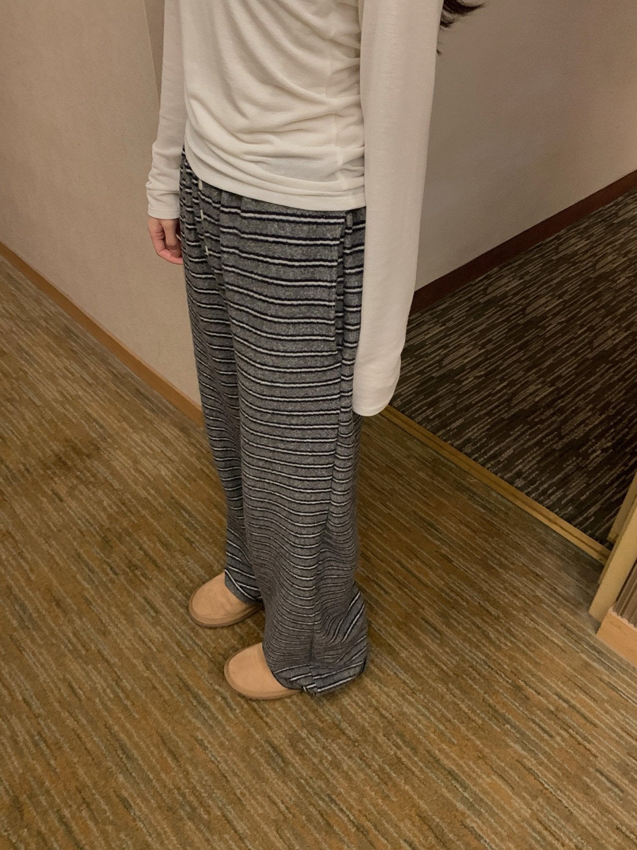 Bay s.t hood zip-up&pants-2col