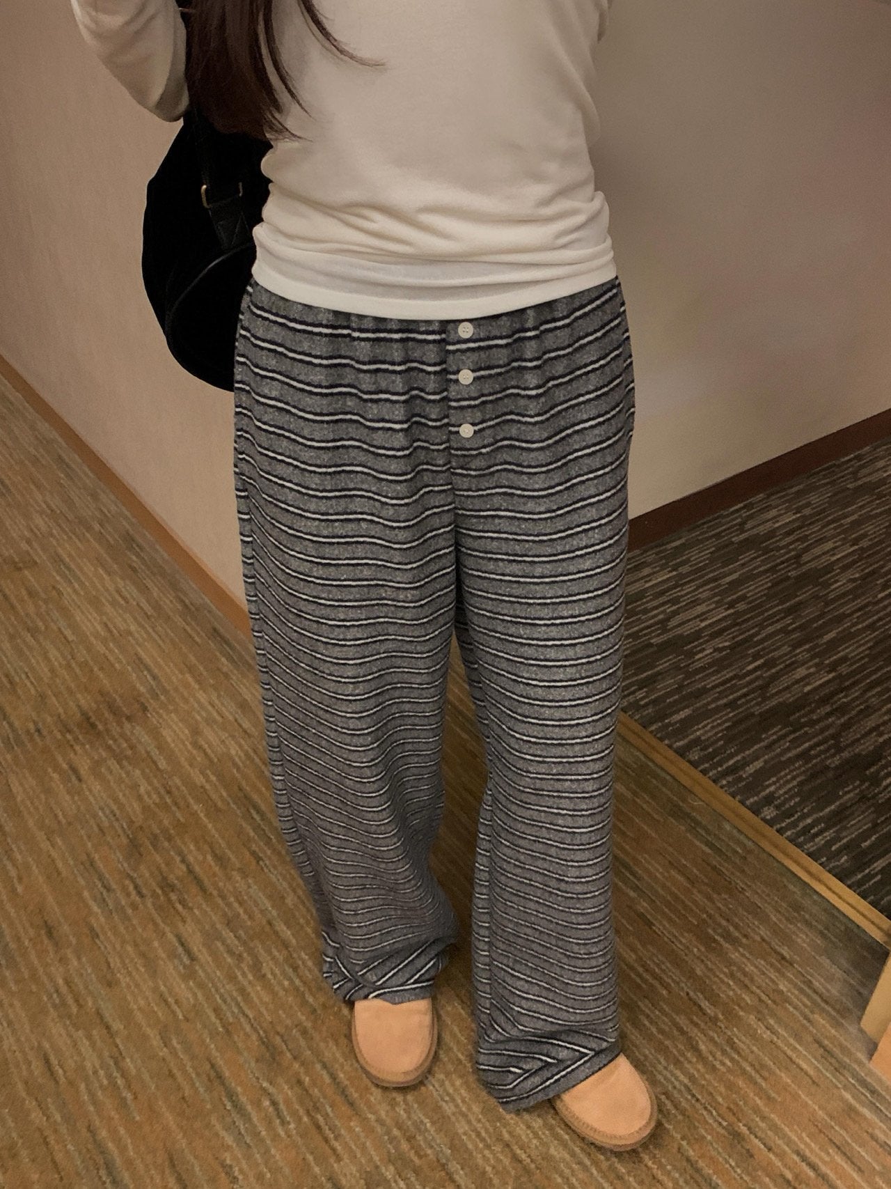 Bay s.t hood zip-up&pants-2col