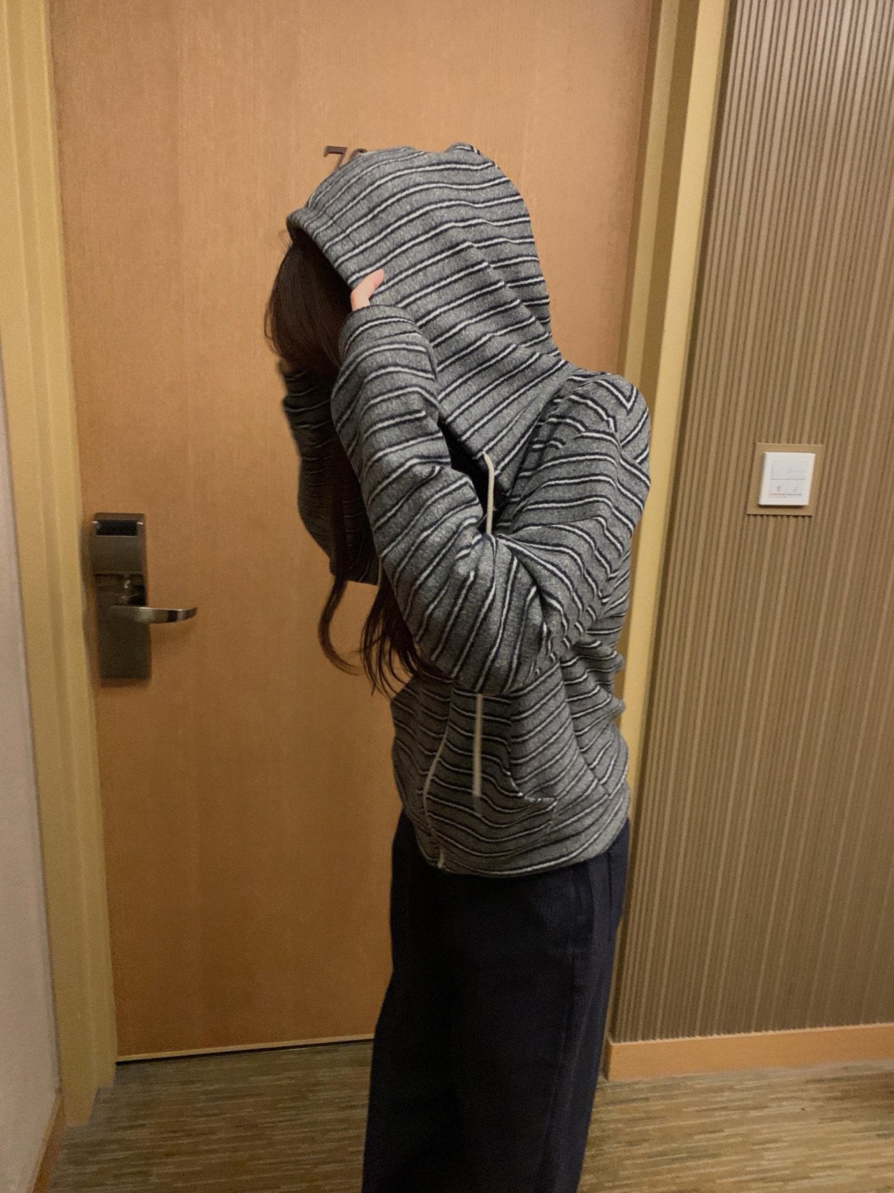 Bay s.t hood zip-up&pants-2col