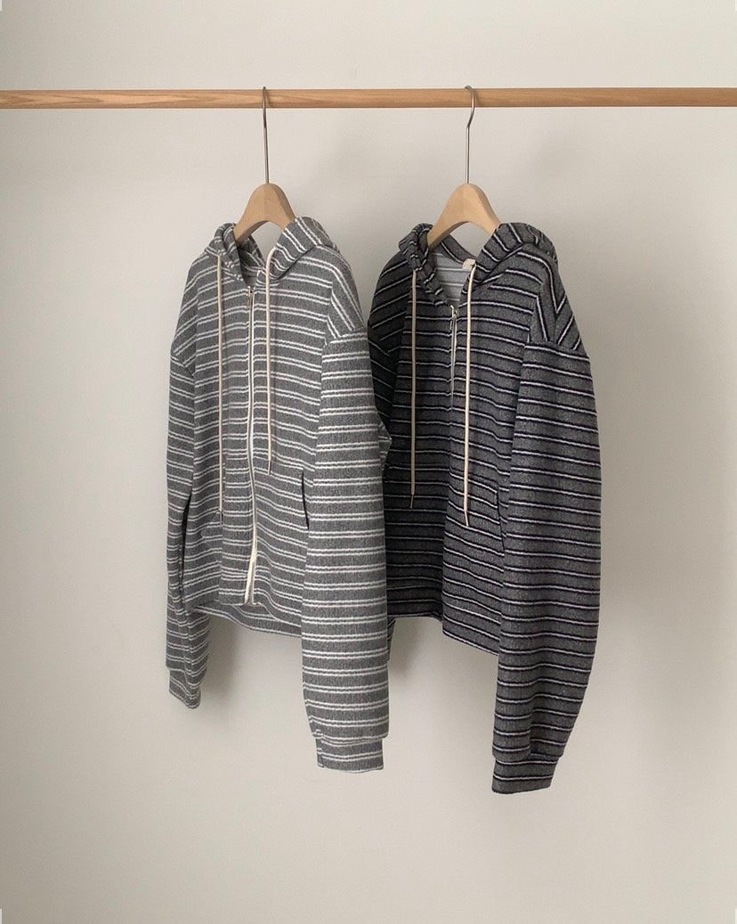 Bay s.t hood zip-up&pants-2col