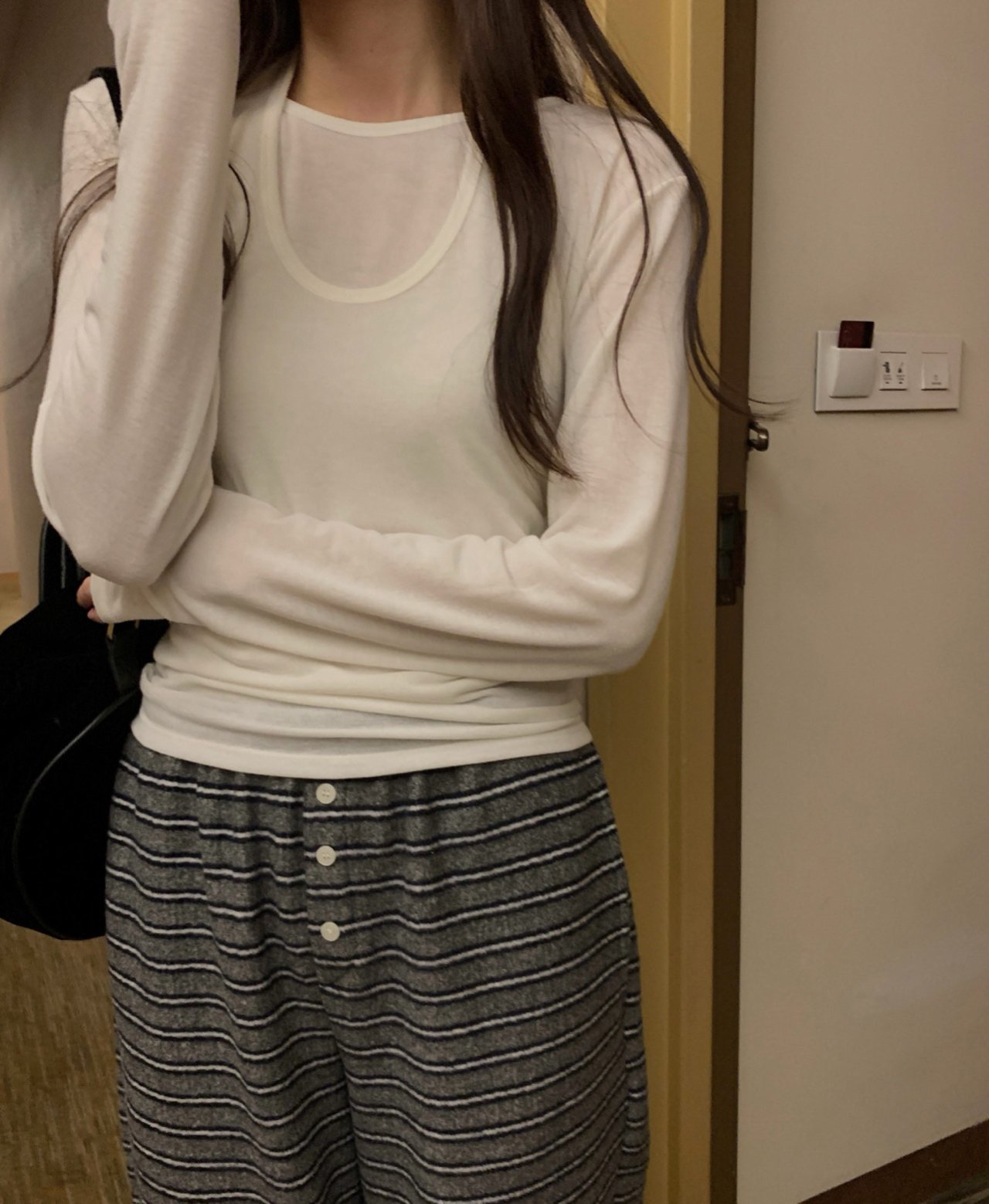 Halter sleeveless& T set-3col