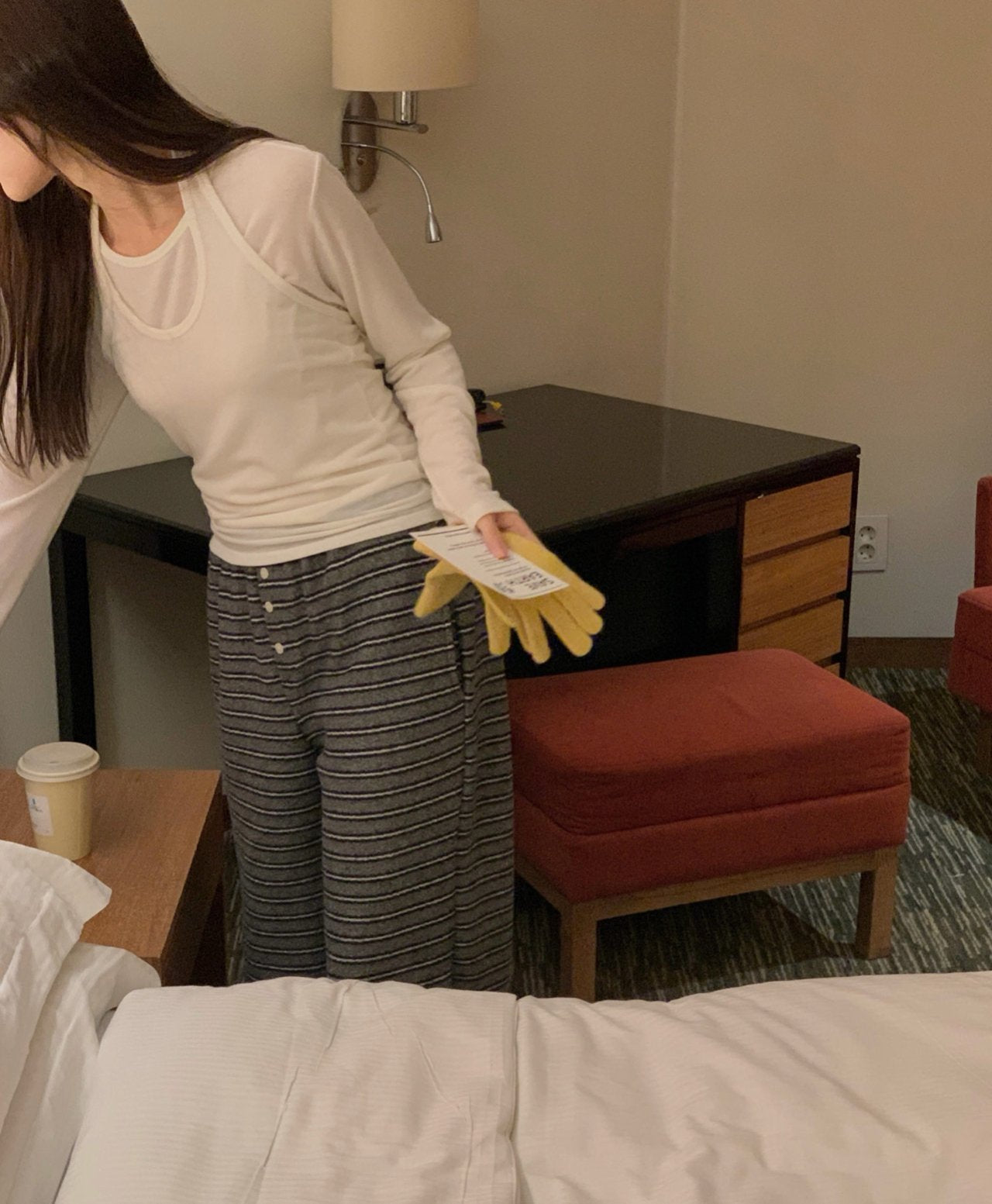 Halter sleeveless& T set-3col