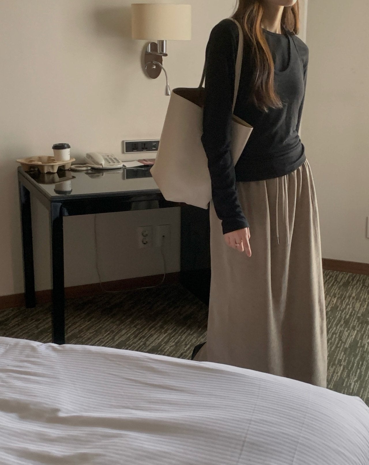 Halter sleeveless& T set-3col