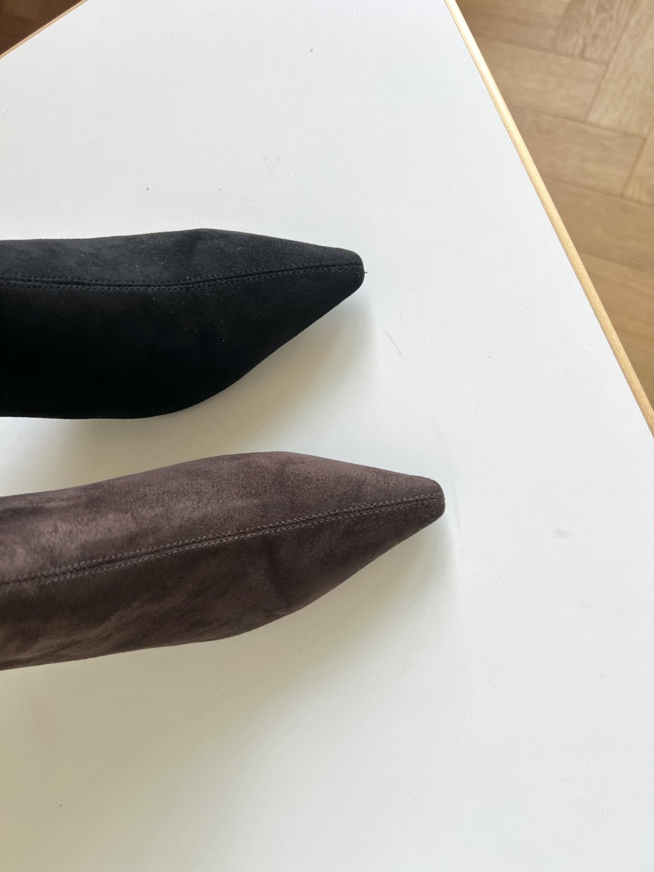 Suede 7cm long boots