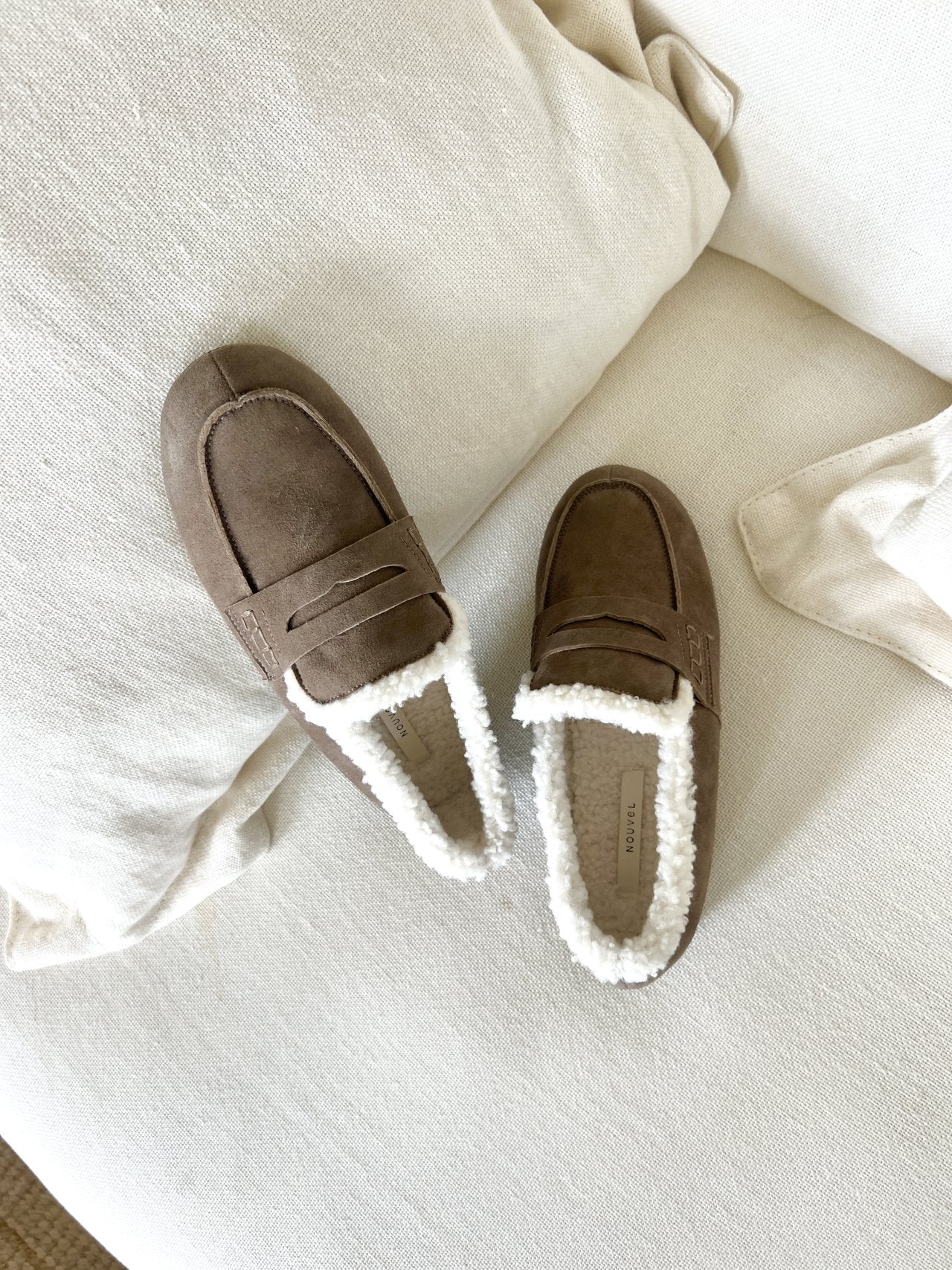 suede loafers