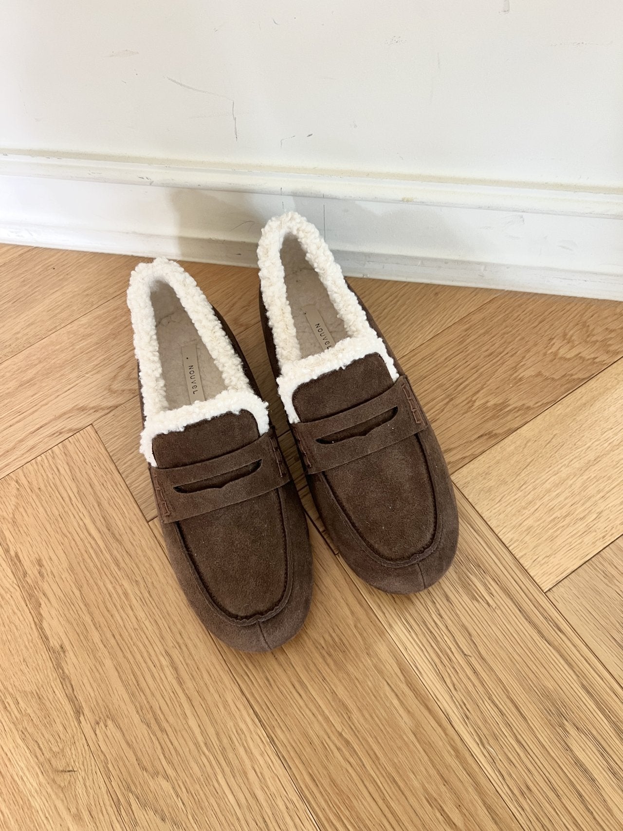 suede loafers