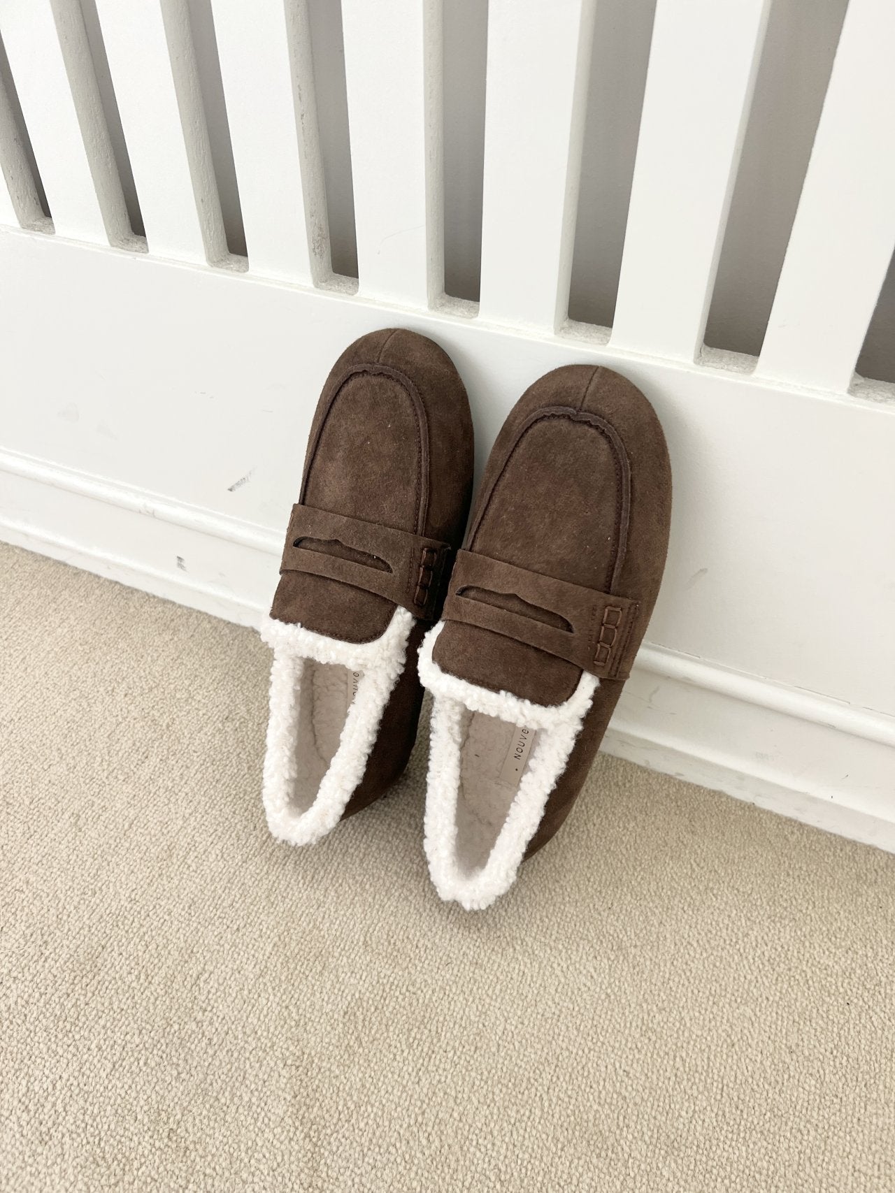 suede loafers