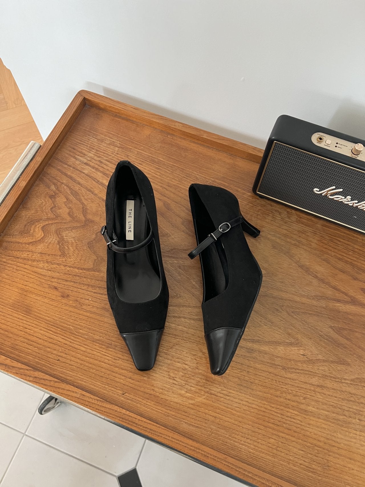 Wool Mary Jane 6cm Pumps