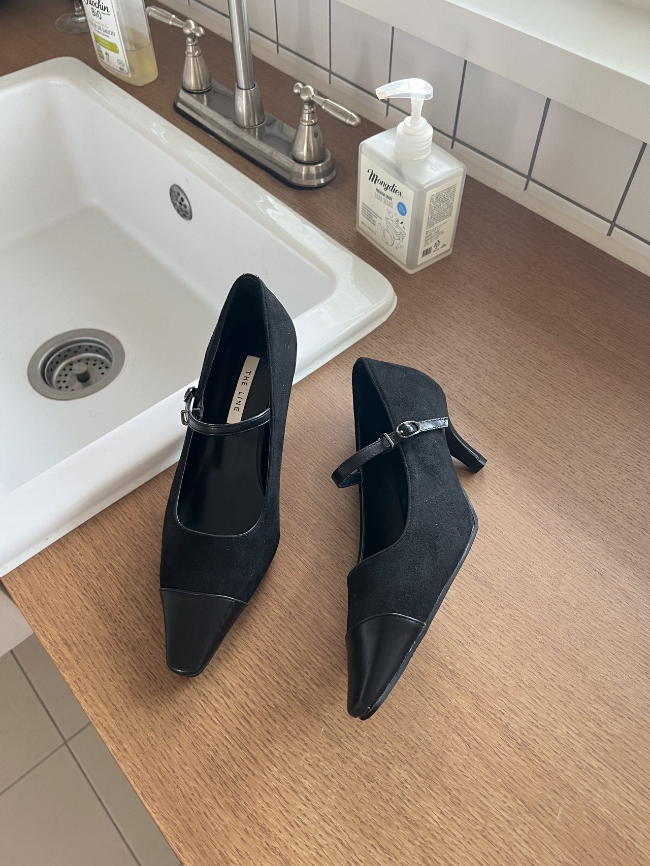 Wool Mary Jane 6cm Pumps