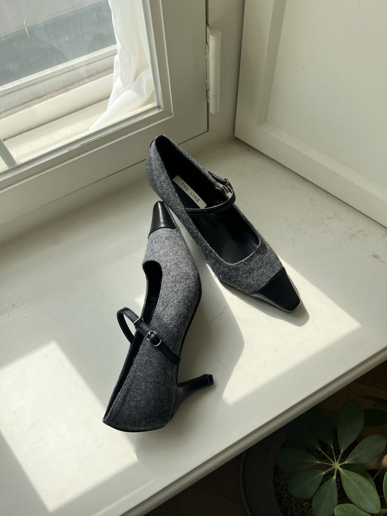 Wool Mary Jane 6cm Pumps