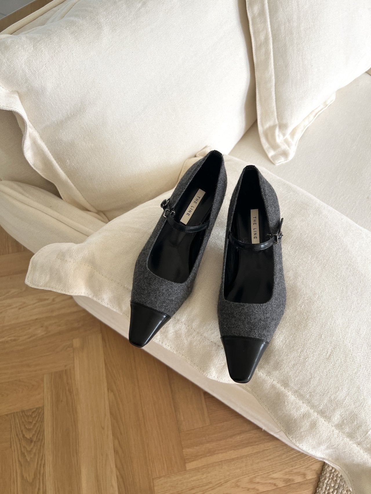 Wool Mary Jane 6cm Pumps