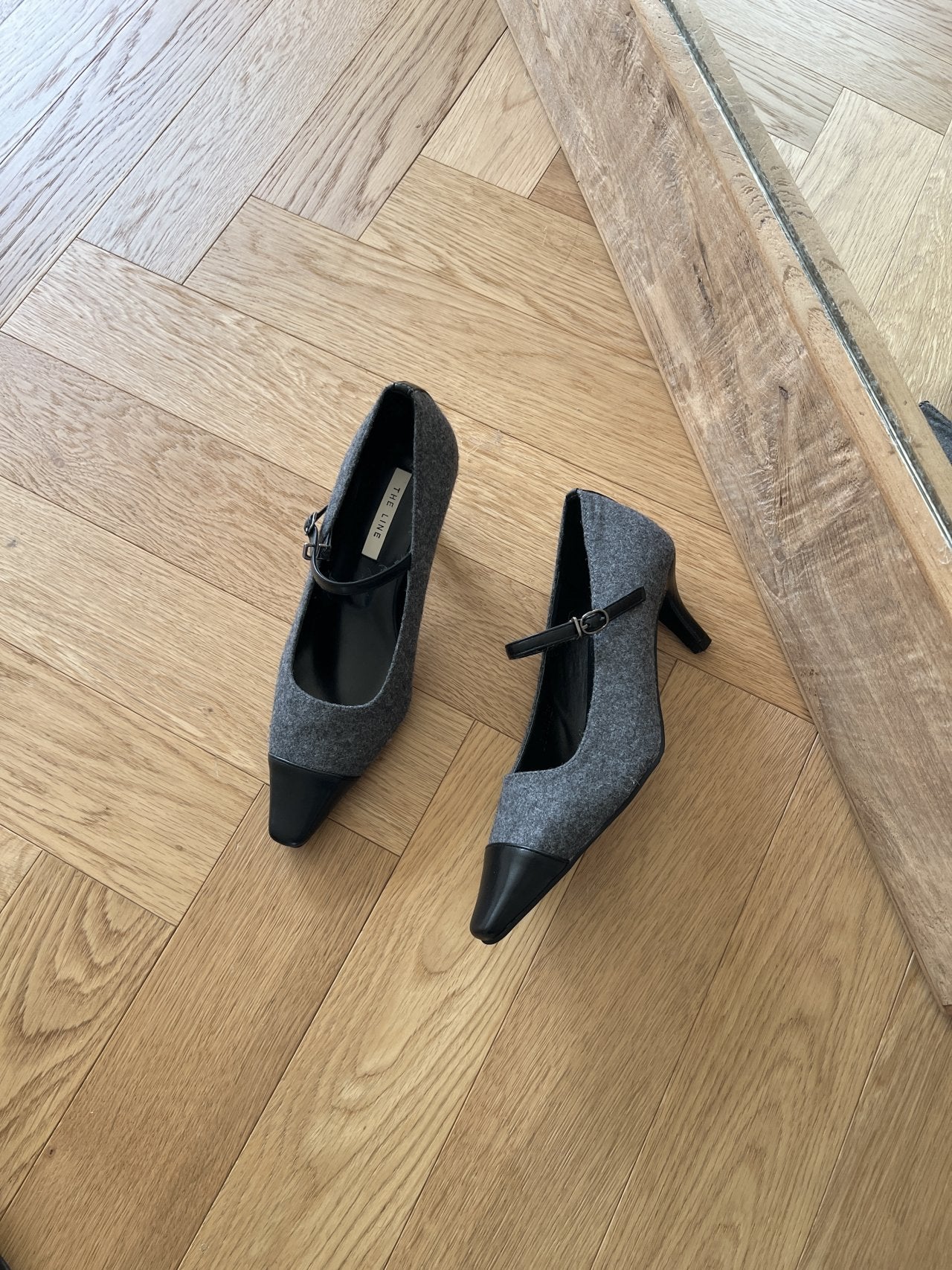 Wool Mary Jane 6cm Pumps