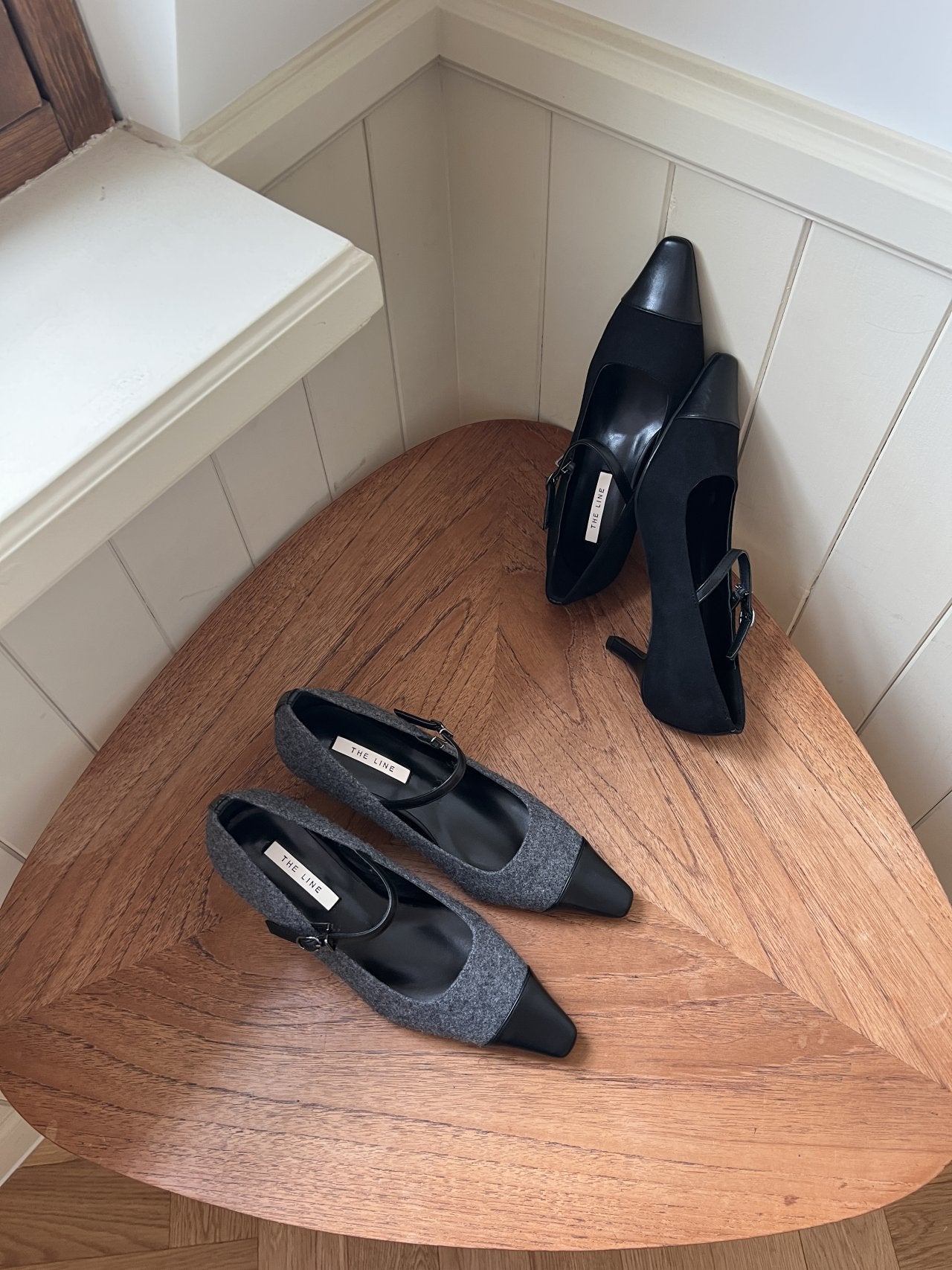 Wool Mary Jane 6cm Pumps