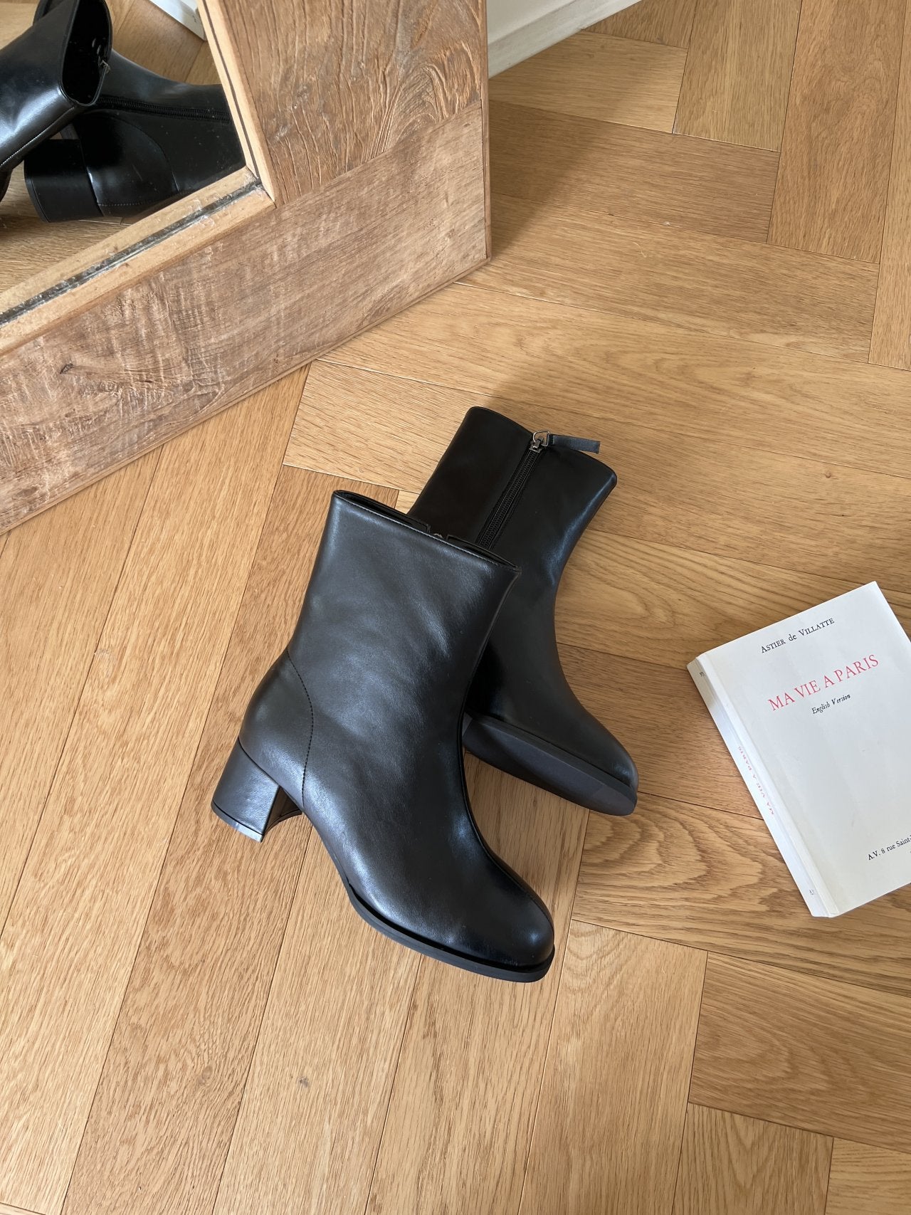 incision middle 5cm ankle boots