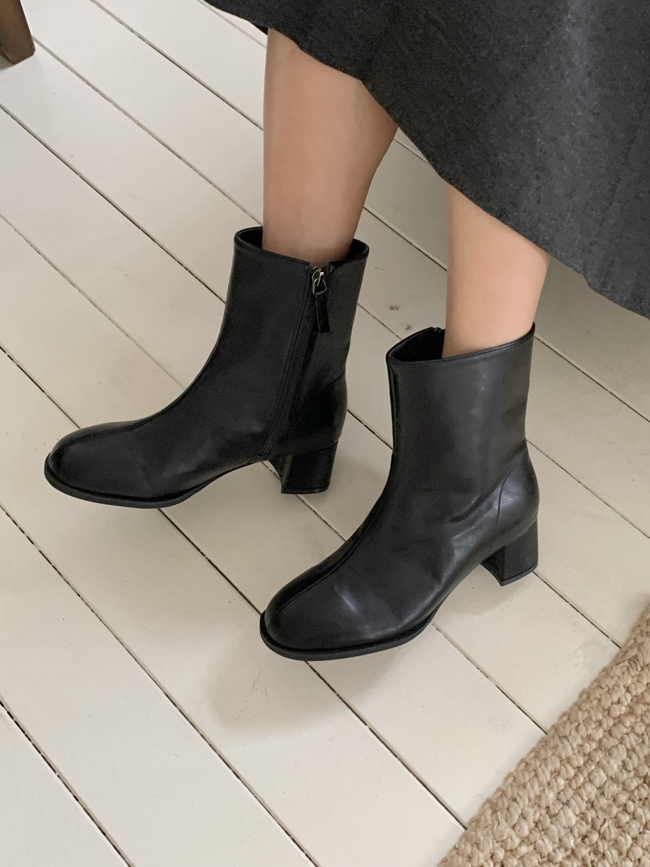 incision middle 5cm ankle boots