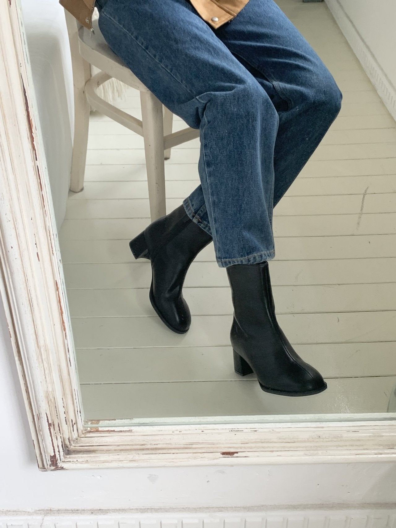 incision middle 5cm ankle boots