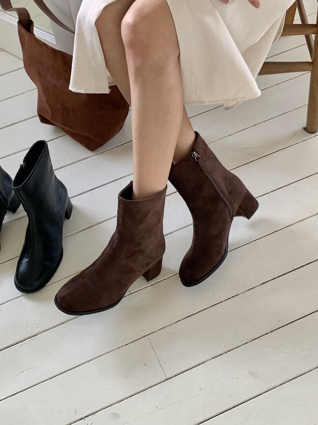 incision middle 5cm ankle boots