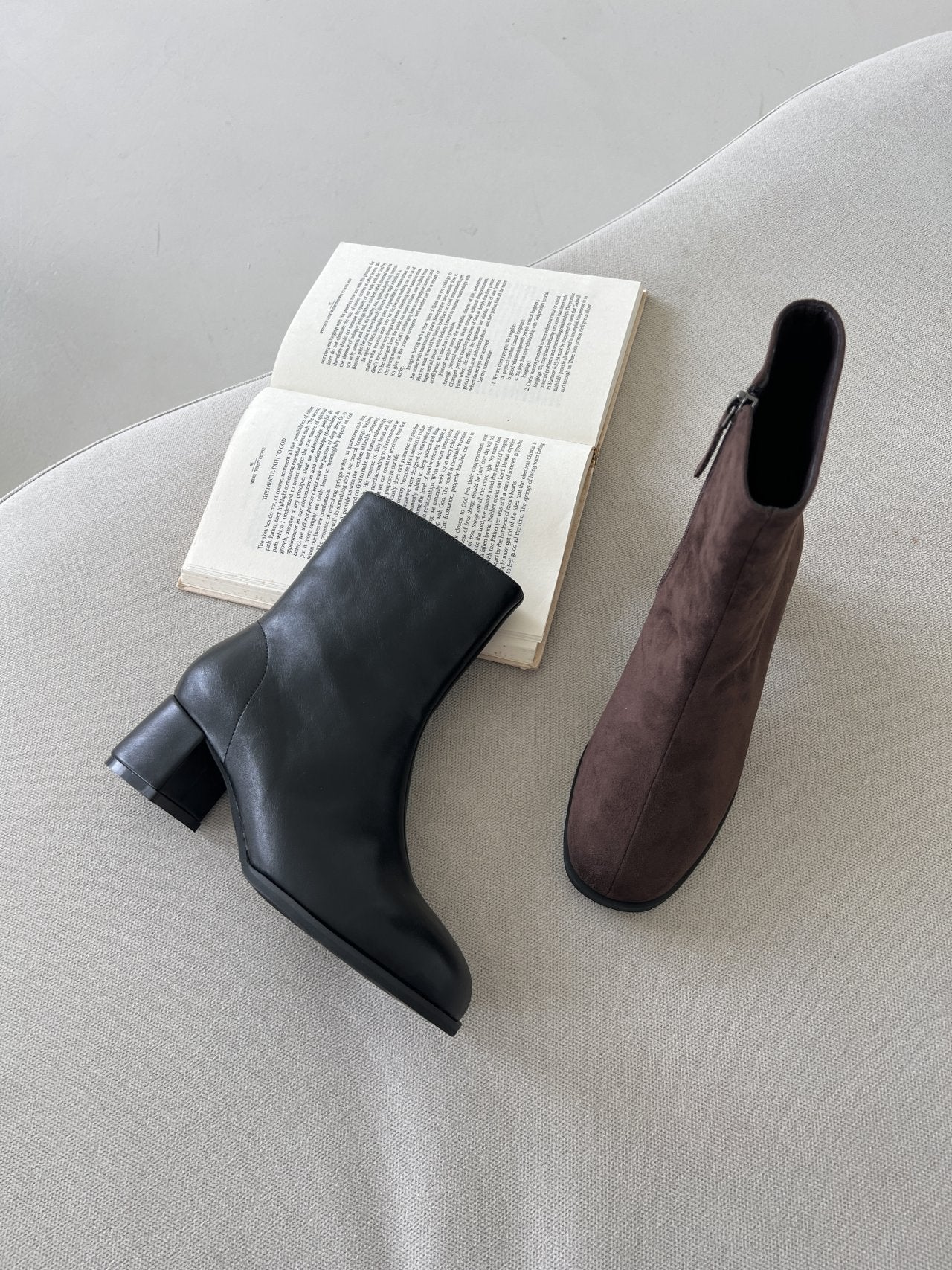 incision middle 5cm ankle boots